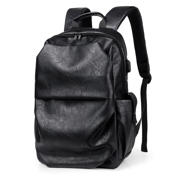 Sportrucksack Studenti universitari Zaino da uomo impermeabile Borsa per computer da viaggio con presa USB esterna per ricarica portatile 15,6 pollici