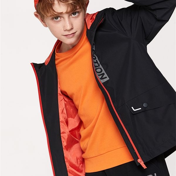 

children clothing boy jacket new spring big children's windbreaker fashion clothes coat tide y200901, Blue;gray