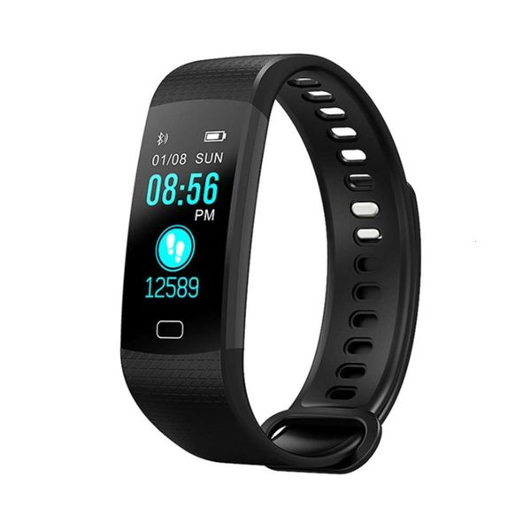 

y5 smart wristband, heart rate and blood prsure monitor, high brightns color screen, prompt