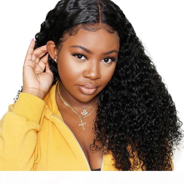 

13x4 deep wave wig indian human hair wigs 8-20inch indian deep wave human hair wig for women natural color, Black;brown