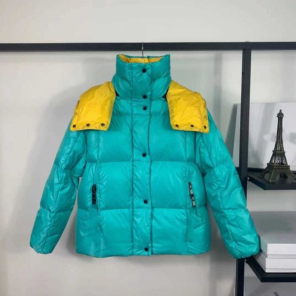 

monclair women down jacket blue green 2 color french brand parana series ladies winter thickened zipper jackets coat, Black