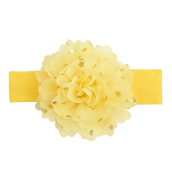 

6.7inch girls headband colorful chiffon flower for kids headband elastic hairband flowers headband girl hair accessories q sqcfac