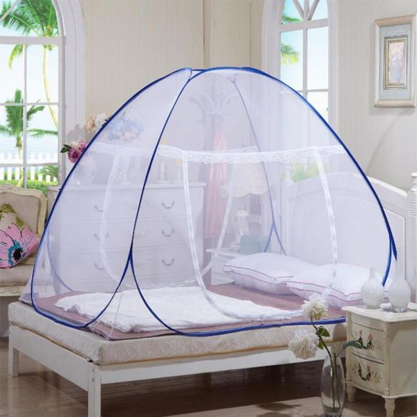 

curtain & drapes mongolian yurt mosquito net student encrypted anti-mosquito school home bed foldingeasy instal