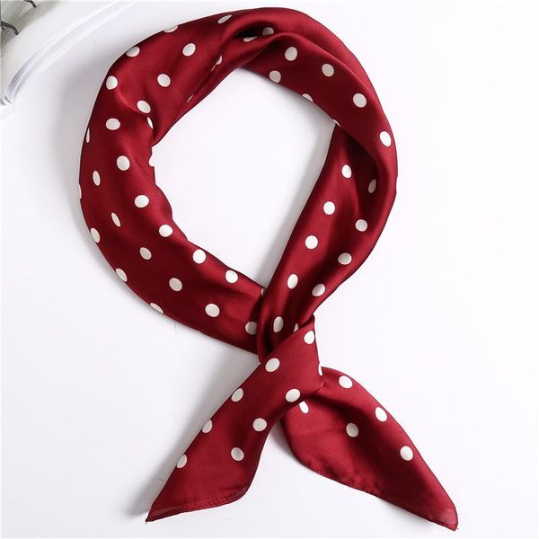 

2018 женщины моды dot малый шарфы шелковый шарф площади волос шарф платки бандана элегантная дама офис wmthqn lottery2010, Blue;gray