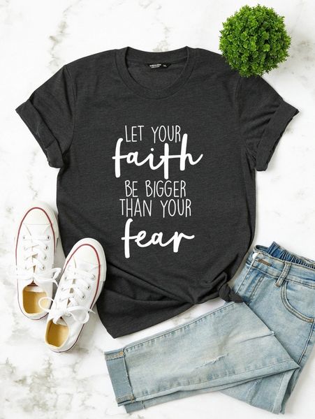 

plus slogan graphic short sleeve tee d08z#, Black