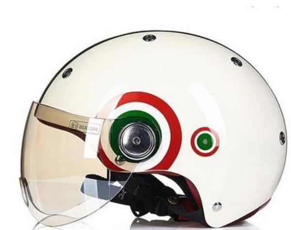 

beon motorcycle helmet men and women four seasons half helmet covered electric motorcycle helmet cute and light summer sunscreen