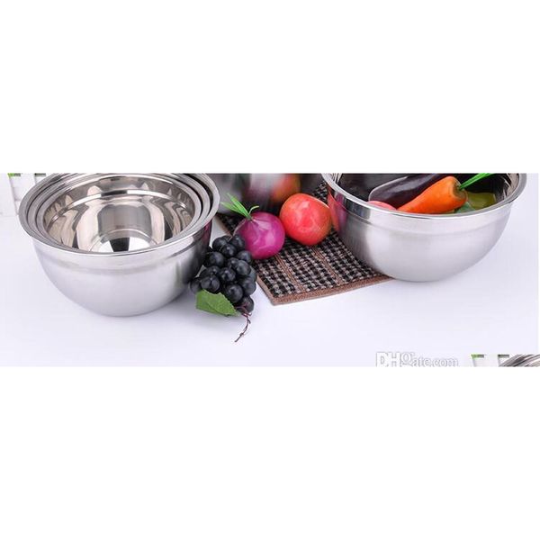 

stainless steel mixing bowls steel food container salad bowl 18-30cm size dinnerware silv jllzbv bdesybag
