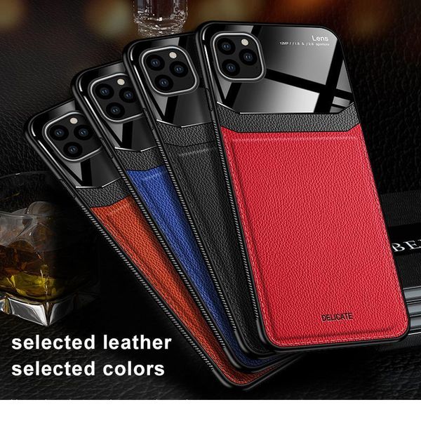 

leather mirror plexiglass case cover for aphone iphone 11 pro max sile shockproof coque for iphone 11 pro phone she bbyfri