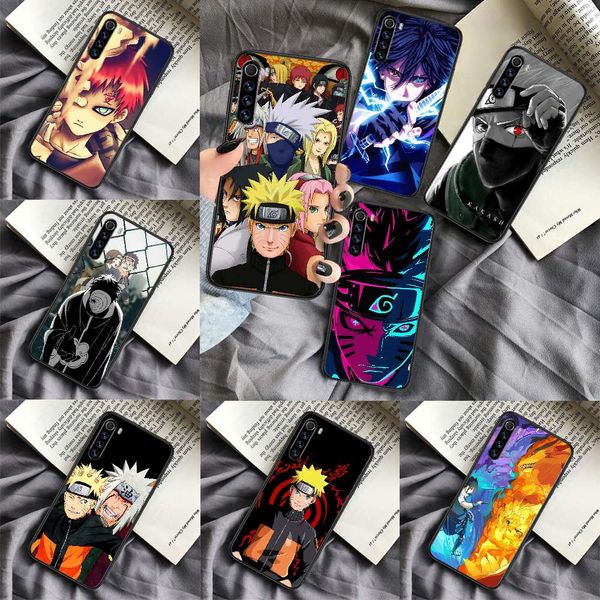 

naruto animated mobile phone case redmi note 7 8t 8 9s 4x 7 7a 9a k30 pro super black mobile phone case fashion silicone 3d primer
