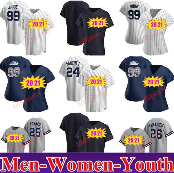 

custom yankee 99 aaron judge new 2020 york jersey 45 gerrit cole 25 gleyber torres giancarlo stanton sanchez sabathia lemahieu 5, Blue;black