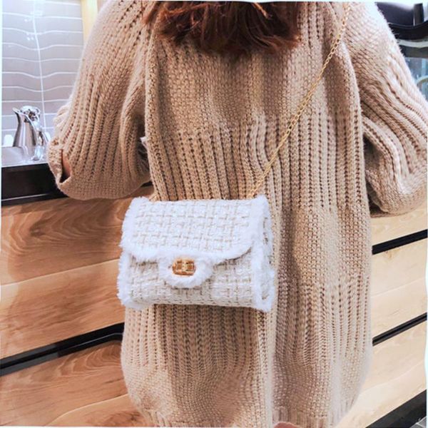 

shoulder bags women handbags purse weaving crossbody bag fashion designer brand ladies chain messenger handle