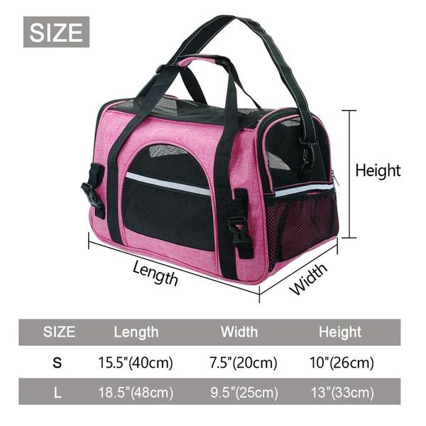 

portable cat bag backpack breathable mesh pet puppy cat carrier bags foldable outdoor travel bag for small pets dog cats sqcttg