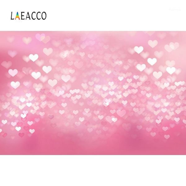 

laeacco pink love heart polka dot birthday party baby child portrait p background pgraphic backdrop for p studio1