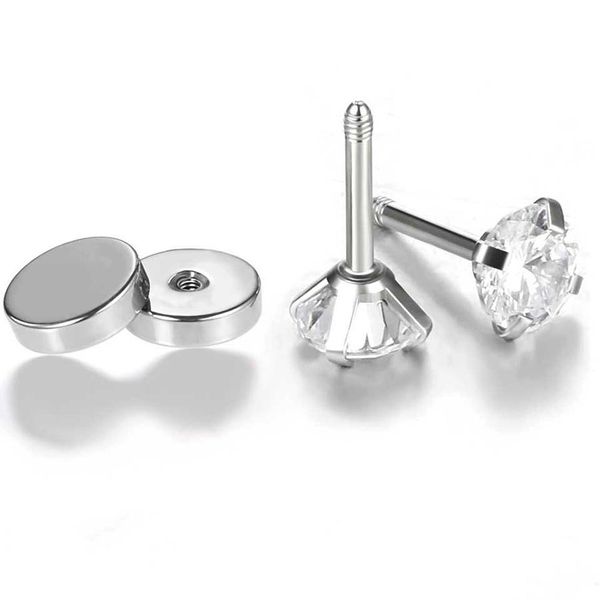 

серьги из нержавеющей стали нержавеющая сталь zircon sted серьги из нержавеющей стали многоразмерные серьги 2 шт. установите популярный хип, Silver