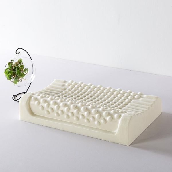 

manufacturer direct memory latex pillow core cervical pillow slow rebound curve particle massage latex