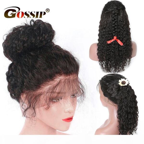 

frontal wig water wave lace front human hair wigs for black women 6 inch lace front wig pre plucked with baby hair remy