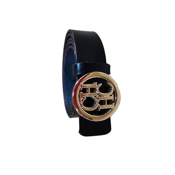 

fashion women belt thin 2.5cm split leather round alloy jeans belts size, Black;brown