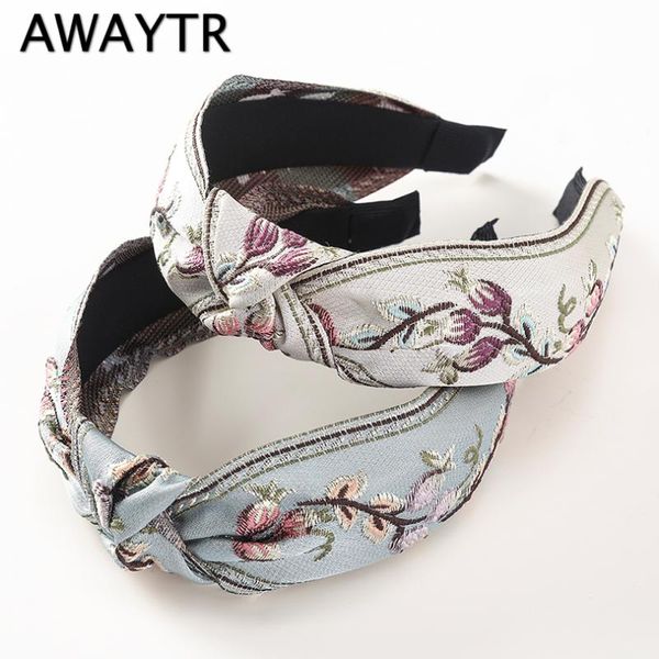 

hair accessories awaytr flowers hand made embroidery boho headbnad band hoop bows flower crown headbands women for