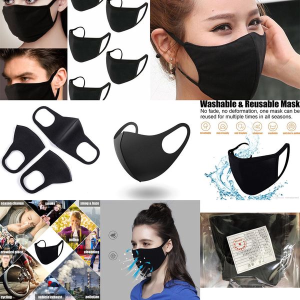 

factoryzlz3black dust face for cycling camping travel mask anti cotton mouth cover washab