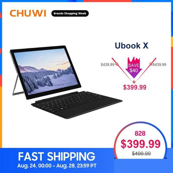 

chuwi ubook x tablet pc 12 inch intel gemini-lake n4100 duad core 2160*1440 resolution 8gb ram 256gb ssd bluetooth 5.0 tablets1