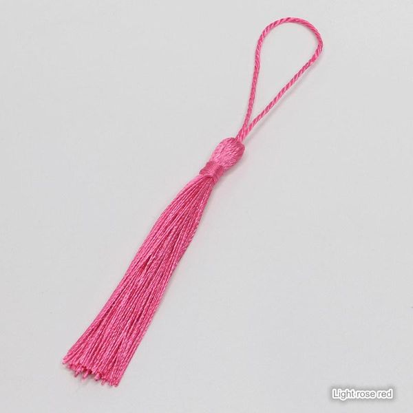 

50pcs polyester silk tassel fringe diy home curtain clothing sewing craft supplies charm pendant bookmark tassels h wmtnkg