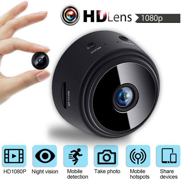 

a9 mini camera 4k full hd 1080p cam app 150 degree viewing angle mobile video wireless wifi ip network monitor security night version cam