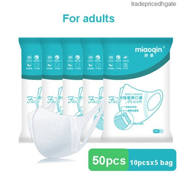 

3 filtration dust meltblown mask cotton mouth 100pcs filters anti droplet masks for adults kids 4gz63