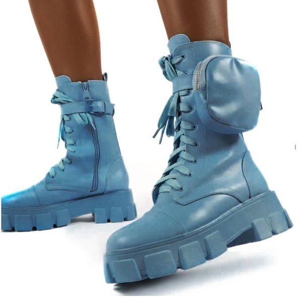

женская платформа pocket pocket motorcycle boot 2021 зимняя женщина кружева женщины кожаные лодыжки ботинки женские дамы низкий каблук женск, Black