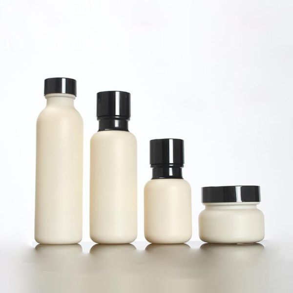 

glass 110ml light yellow lotion pump bottle,body cream bottle1