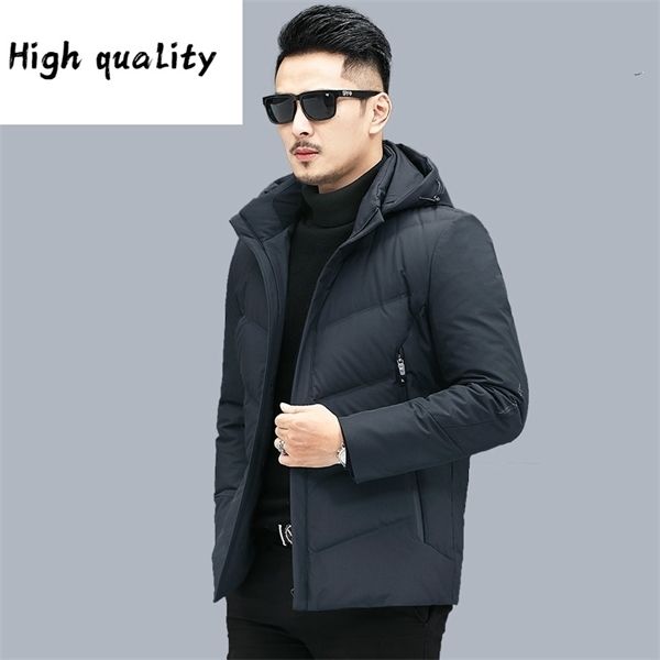 

winter jacket down 2020 men clothing thick clothes hooded men's jackets korean coat male chaqueta hombre lxr592 q1217, Black