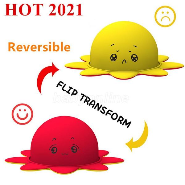 

new arrival reversible flip ocs doll double-sided expression flip soft simulation doll ocs silicone decompression toy fast shipping
