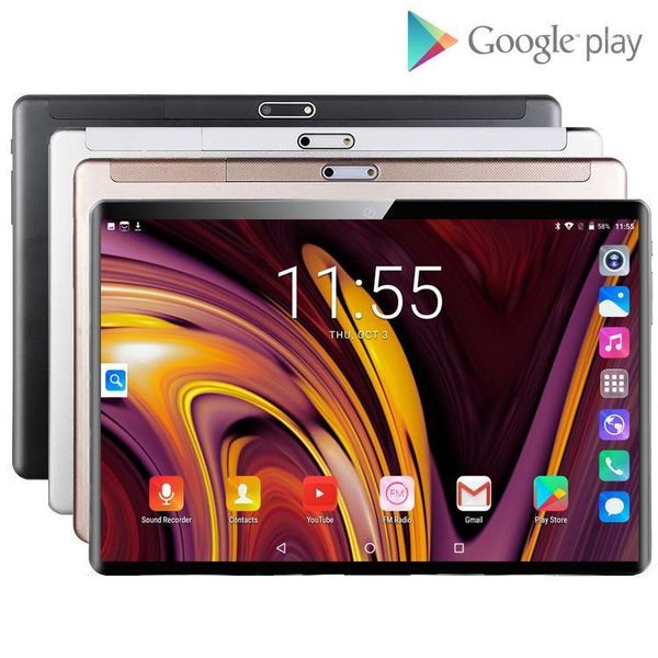 

tablet pc 2021 super tempered 2.5d screen 10 inch android 9.0 octa core dual sim 4g lte phablet 64gb rom wifi gps tablets 10.11