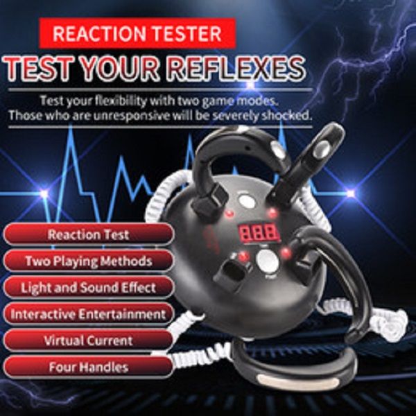 

2020 novelty creative lucky game toy for kids dual modes interactive electric shock reaction tester toy