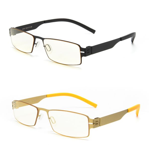 

2019 new fashion myopia stainless steel gaming glasses eyewear optical eyeglasses frames anti blue ray lens gafas