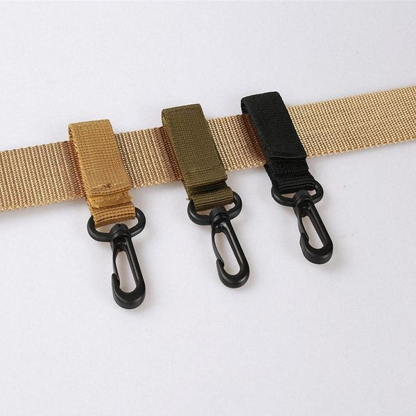

360 degree rotatable webbing hanging buckle carabiner keychain hook outdoor camp water bottle hanger edc tactical b qylyjq