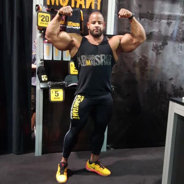 

jogging sports sweatpants men tight large size gym bodybuilding pants muscle men pure cotton training sports pants trousers, Black