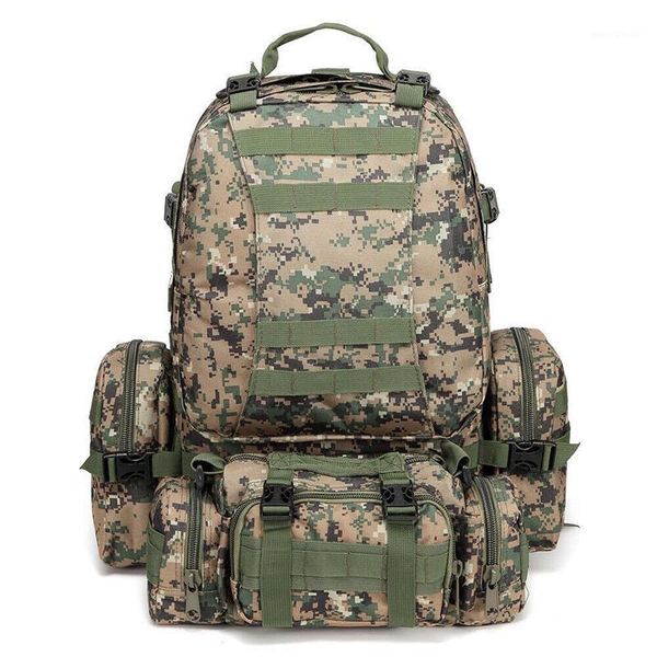 

50l outdoor backpack rucksack sports bag waterproof camping hiking backpack1