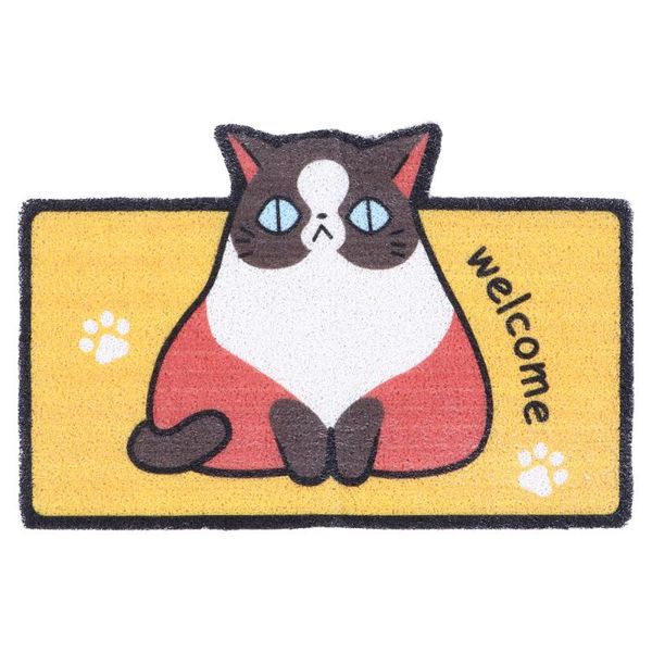

1pc anti-skid mat practical cartoon durable entrance foot pad ground mat bathroom foot for household store restaurant