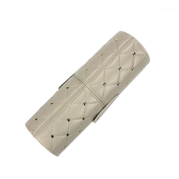 

cosmetic bags & cases asds-makeup brushes holder rivet pu makeup brush organizer travel pen holder1