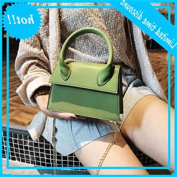 

women's new summer korean versatile messenger chain one shoulder fashion portable small square bag