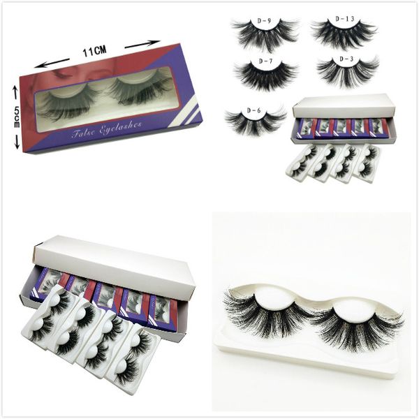 

5d 25mm 3d mink lashes eye makeup false eyelashes soft natural thick fake eyelashes 3d eye lashes extension beauty tools 60 pairs dhl