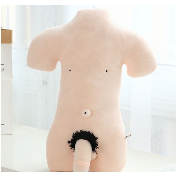 

spoof toy funny male and female pillow simulation man and woman's body toy stuffed soft throw pillow cushion toy f bbydvs homebag