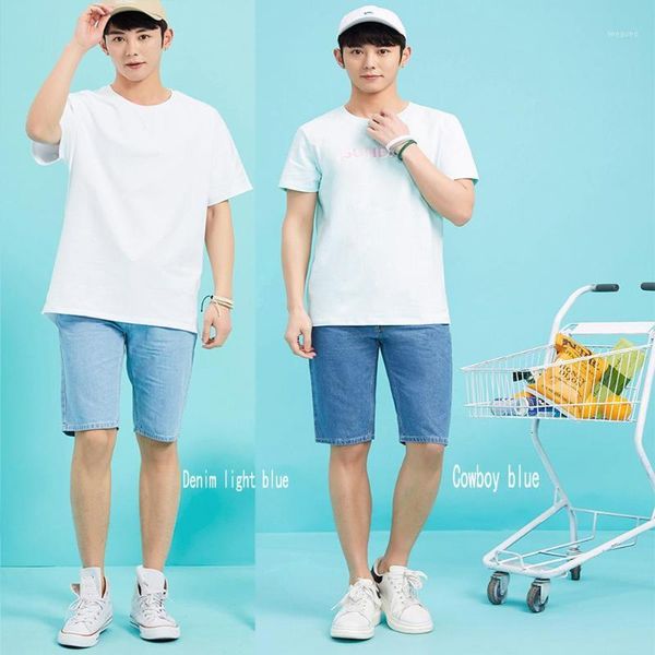 

men summer breathable cotton sports pants fitness casual shorts1, Blue