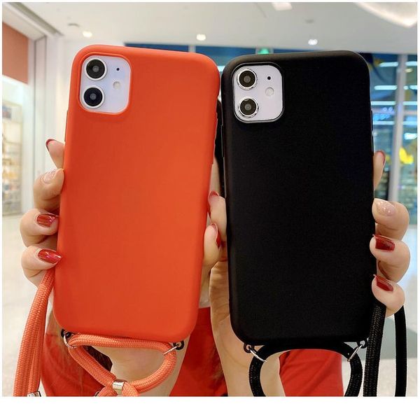 

strap cord chain necklace lanyard mobile phone case for iphone 11 pro xs max 6 7 8 plus jlliyb