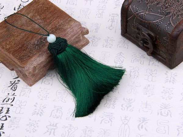 

6pcs lot 8cm pine cap fat tassels hanging rope silk sewing tassel trim decorative key tassels for curtain home decoration h wmttuf