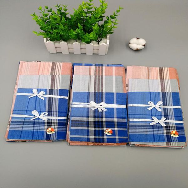 

sweat-absorbent 38 * 38cm cotton men's handkerchief square, White