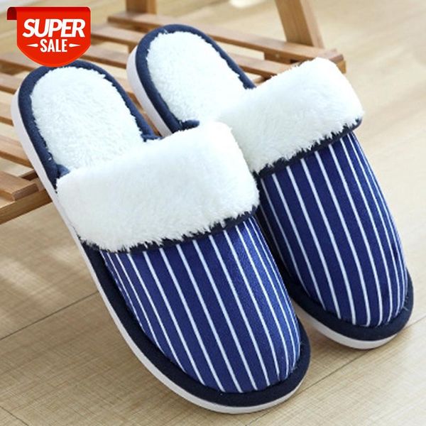

female slippers plush flanging velvet warm winter slippers striped furry house warm non slip indoor shoes #0u6v, Black