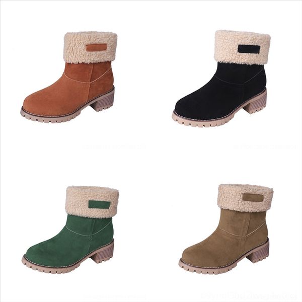 

cufp with ankle full grain leather boot woman boots fashion motocycle winter booties womens shoes granulated calfskin rivet australia, Black