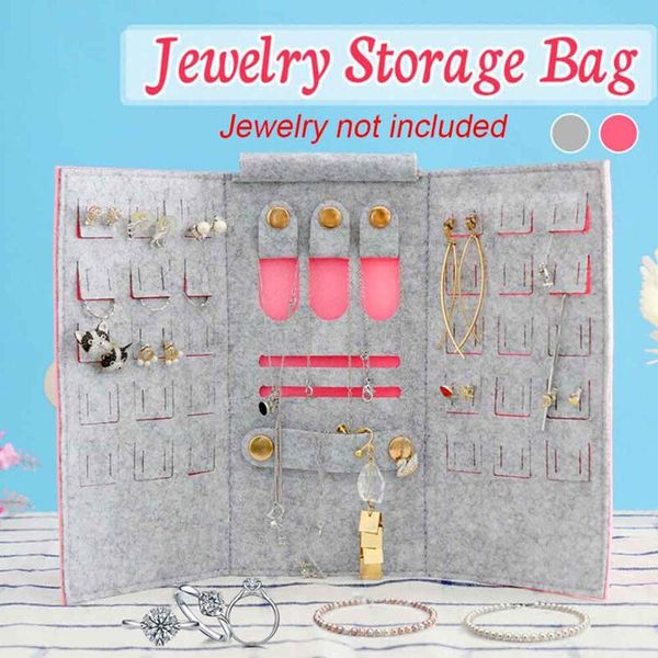 

серьги ожерелья подарочные рулоны для хранения износостойкие устойчивые ювелирные изделия организатор ощущается портативный складной антиуст, Pink;blue