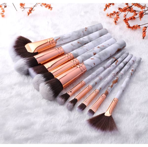 

fld 10 5 шт. макияжные кисти набор косметических порошковых глаз тень фундамент blush blushing blacking beauty make of brochas maquillaje ki